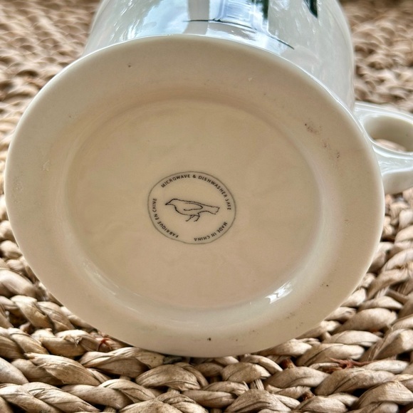 Anthropologie Monogrammed Ceramic Mug w/T - Picture 2 of 2